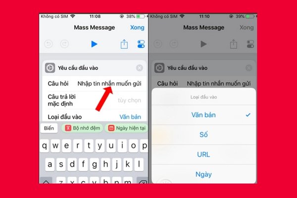 gửi tin nhắn hàng loạt trên iphone