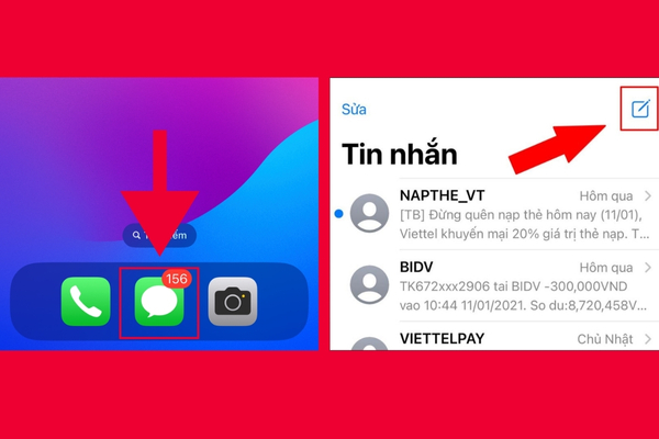 gửi tin nhắn hàng loạt trên iphone