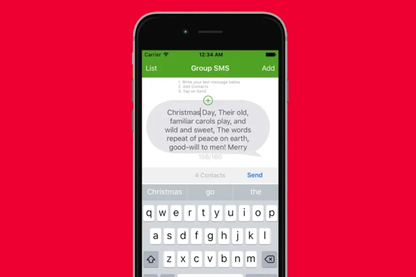 gửi tin nhắn hàng loạt trên iphone