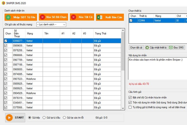 gửi tin nhắn hàng loạt trên iphone