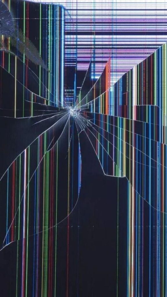 hình nền troll vỡ màn hình iphone