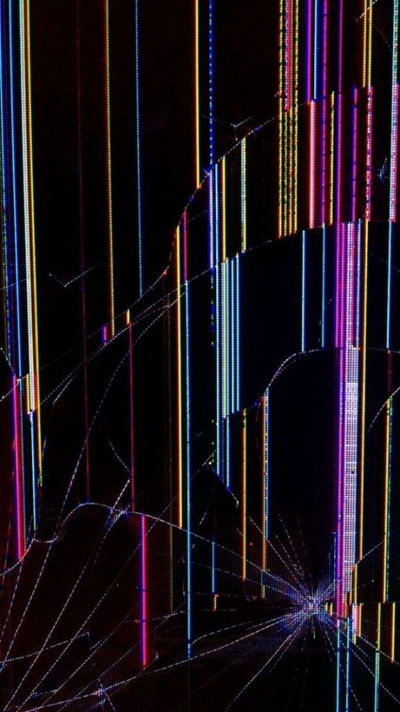 hình nền troll vỡ màn hình iphone