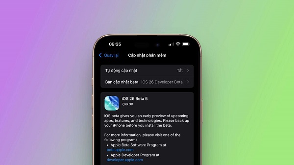 iOS 26 Beta 5 có gì mới?