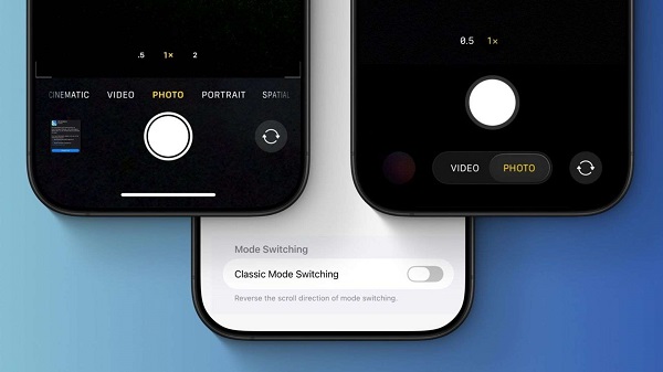 Bổ sung tùy chọn Classic Mode trong Camera