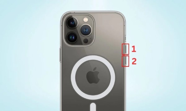 Nhấn và thả nút tăng - giảm âm lượng