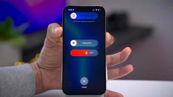 Vuốt từ trái sang phải để tắt nguồn