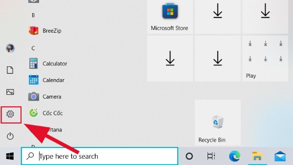 Mở Cài đặt (Settings)