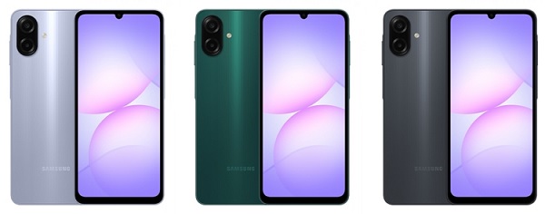 Màu sắc Galaxy A07 lộ diện