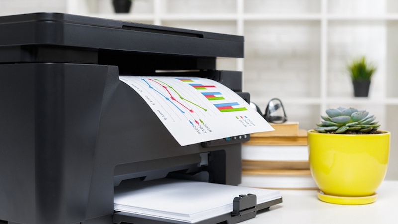 Máy in laser hoạt động dựa trên nguyên lý điện quang xerography