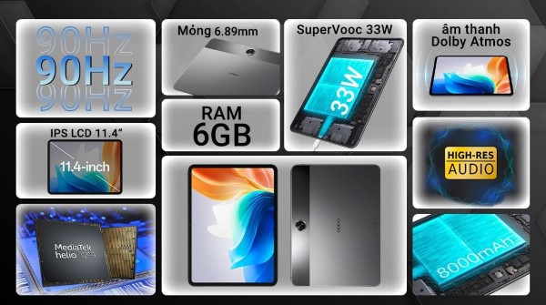 OPPO Pad Neo WiFi 6GB/128GB