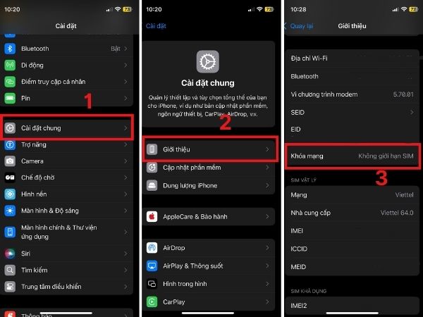 Cách kiểm tra xem iPhone có phải là iPhone Lock hay không
