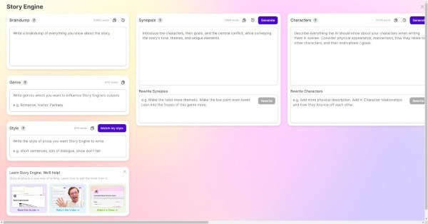Trợ lý viết luận Sudowrite