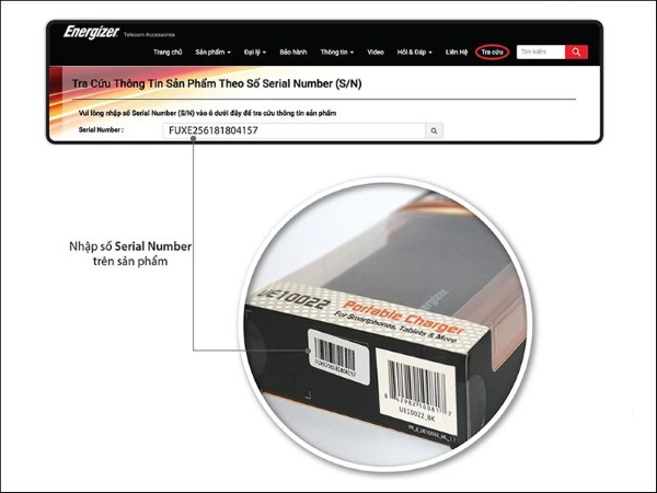 Bảo hành pin Energizer thời gian lên đến 12 tháng