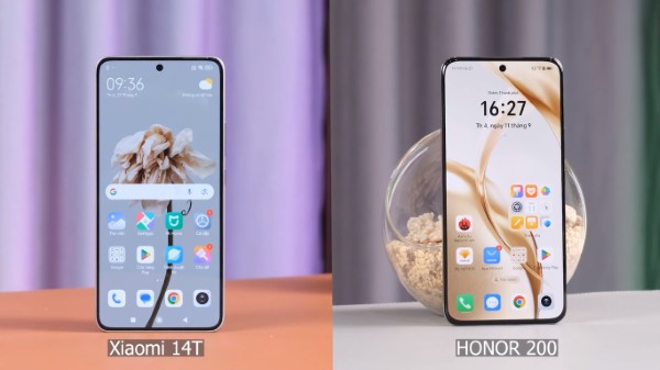 So sánh màn hình Honor 200 và Xiaomi 14T