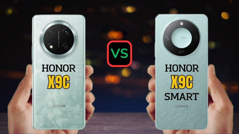 So sánh HONOR X9c 5G và X9c Smart 5G về ngoại hình