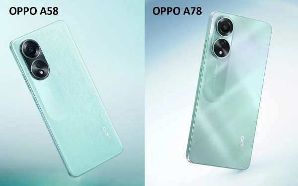 Lựa chọn giữa Oppo A58 và Oppo 78