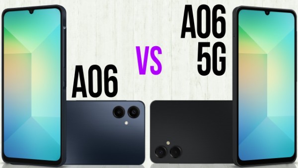 So sánh màn hình Samsung Galaxy A06 và A06 5G
