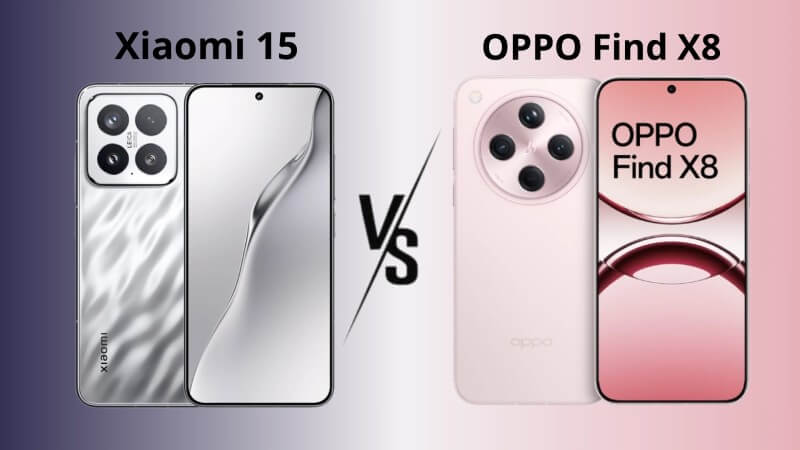 So sánh thiết kế Xiaomi 15 và OPPO Find X8
