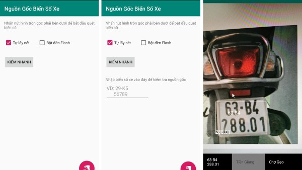 App Nguồn Gốc Biển Số Xe