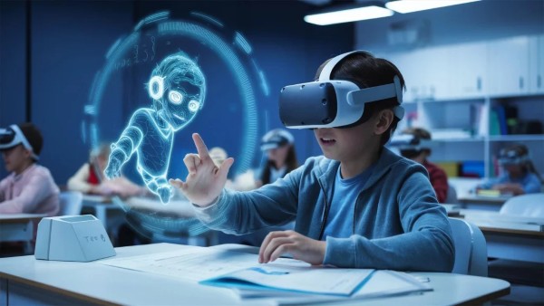 Ứng dụng AI kết hợp cùng công nghệ VR khi học tập