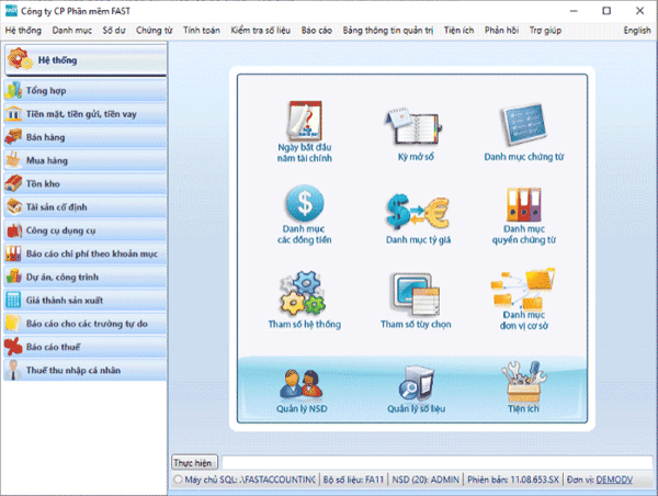 Phần mềm FAST Accounting Online