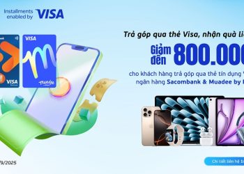 Giảm đến 800.000đ cho khách hàng trả góp qua thẻ tín dụng VISA