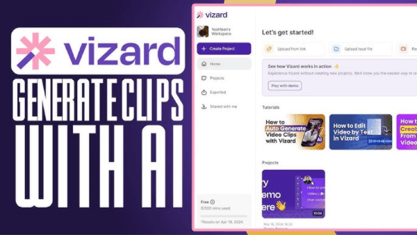 Mở trang chủ và chọn Upload video 