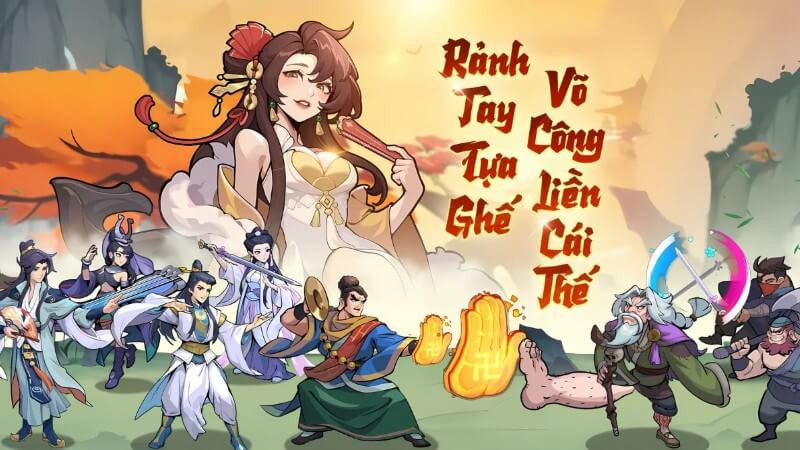 Game Võ Lâm Đại Minh Tinh kết hợp giữa thủ thành roguelike và chiến thuật 