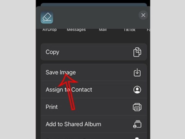 Nhấn “Save Image”