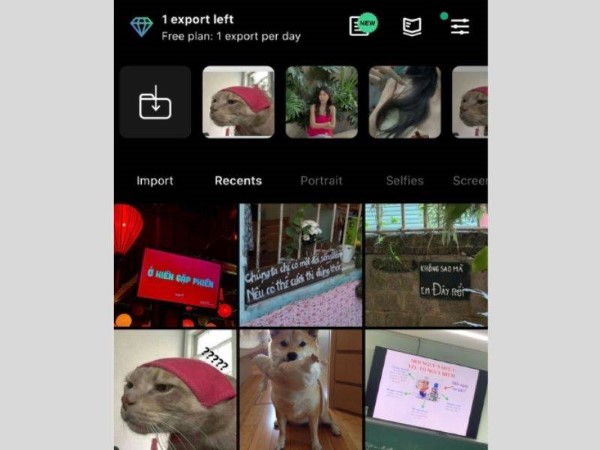 Chọn ảnh cần sửa