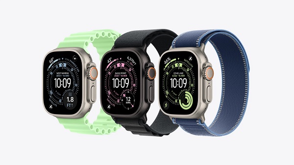 Apple Watch Ultra 3 có hai phiên bản vỏ titan (tự nhiên và đen)