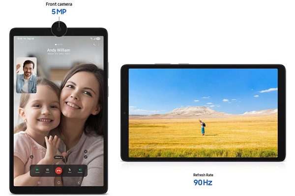 Galaxy Tab A11 sở hữu màn hình LCD 8.7 inch được nâng cấp lên tần số quét 90Hz