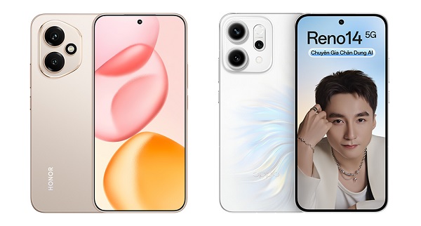 So sánh HONOR 400 5G và OPPO Reno14 5G