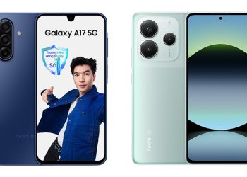 So sánh Samsung Galaxy A17 5G và Xiaomi Redmi Note 14 5G