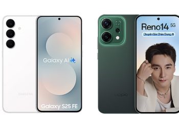 so sánh Samsung Galaxy S25 FE và OPPO Reno14 5G