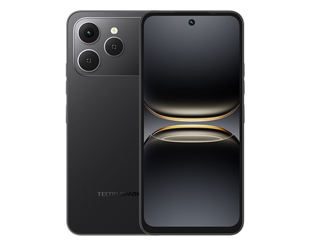 TECNO Spark 40 màu Đen huyền bí, sang trọng