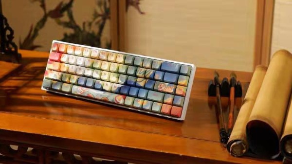 Bàn phím cơ không dây Newmen GM680 Jungle (White Switch)