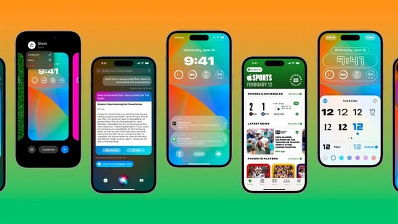 cách đổi màu giờ trên iphone ios 17
