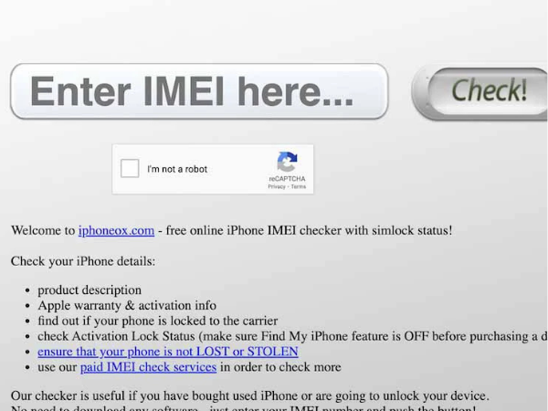 Màn hình trang web iphoneox
