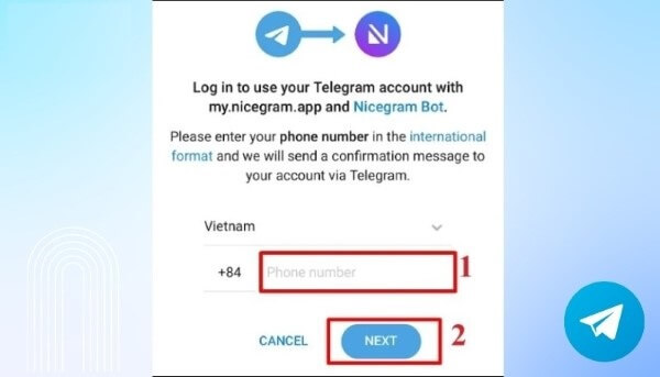 Tiến hành xác nhận bằng số điện thoại