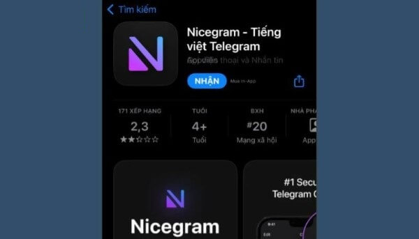 Tải ứng dụng Nicegram về máy