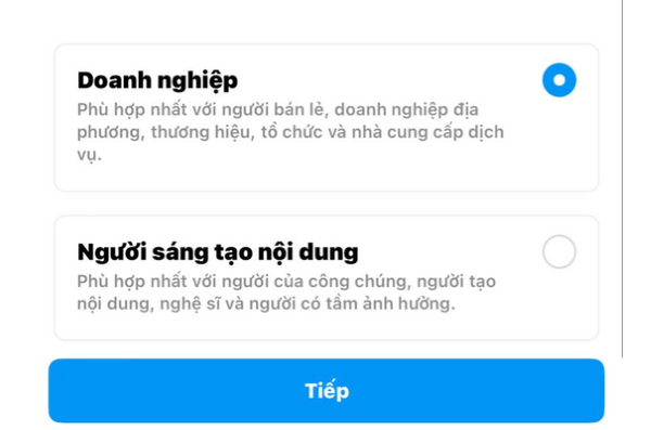 Chọn Doanh nghiệp