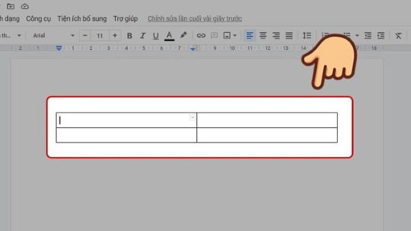 Một số chú ý khi xóa hoặc thêm viền bảng trên Google Docs