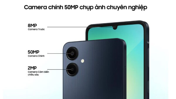 Hệ thống camera của Galaxy A06 5G