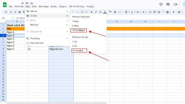 Chọn vị trí cuối cùng cần ghim và lặp lại thao tác