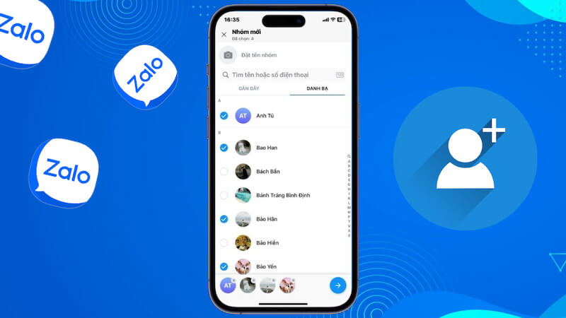 Tính năng sao chép nhóm Zalo trên điện thoại hoặc máy tính