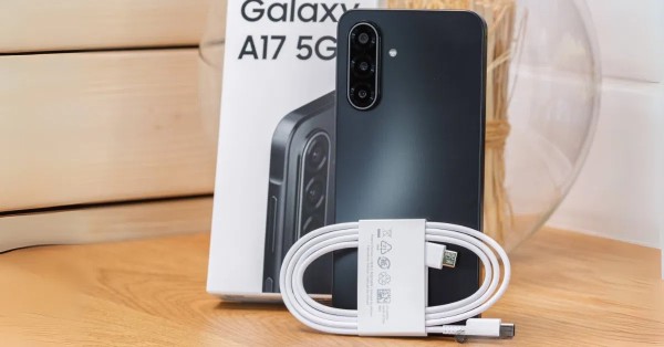 Galaxy A17 tích hợp viên pin 5000mAh và sạc nhanh 25W
