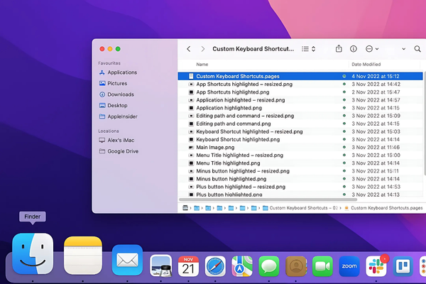 Mở Finder trên Macbook