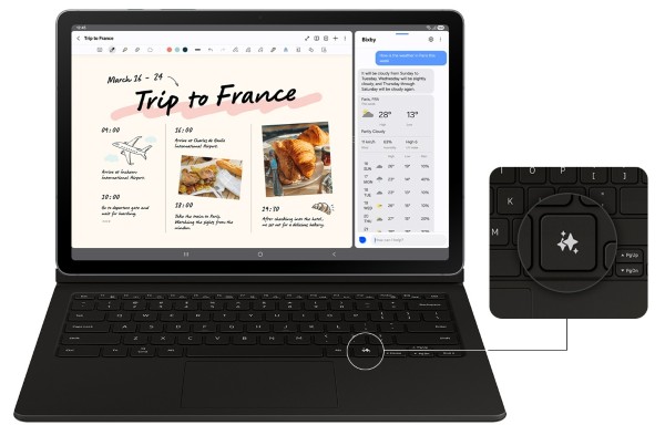 Chế độ chia đôi màn hình hữu ích trên Galaxy Tab S10 Lite