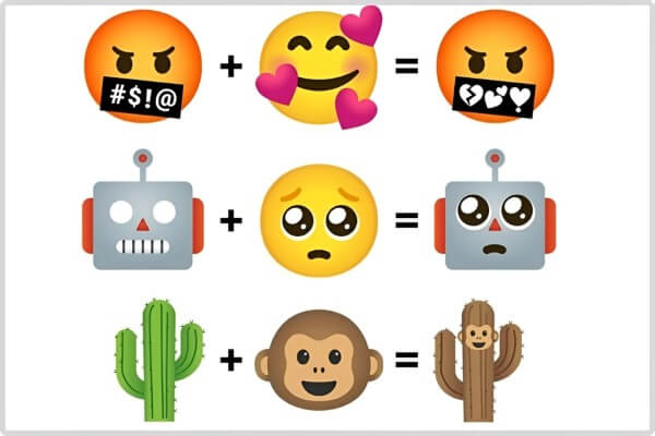 Tính năng ghép hai emoji tùy ý để tạo ra biểu tượng mới